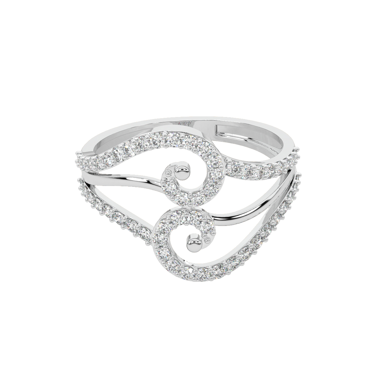 Meara Round Diamond Engagement Ring